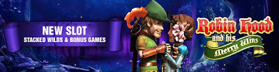 Robin Hood slot machine game at Café Casino