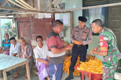 Dukung Ketahanan Pangan, Bhabinkamtibmas Polsek Teunom dan Babinsa Koramil Teunom Sambang Petani Jagung