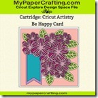 cricut artistry be happy floral card sample-200