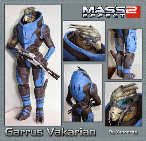 Mass Effect Character Paper Crafts