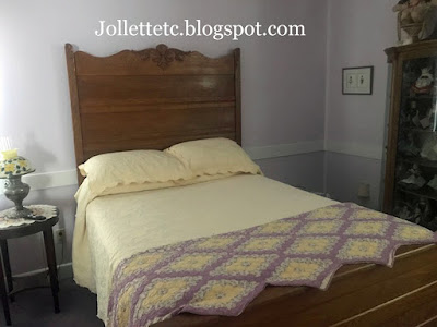 High back oak bed https://jollettetc.blogspot.com