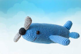 Amigurumi avion plane