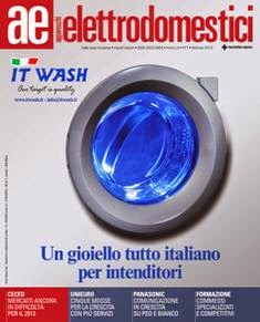 AE Apparecchi Elettrodomestici 2013-01 - Febbraio 2013 | ISSN 0003-6668 | TRUE PDF | Mensile | Professionisti | Elettrodomestici
AE Apparecchi Elettrodomestici nella casa moderna è la più autorevole e accreditata rivista specializzata italiana dedicata al mondo degli elettrodomestici. È stata fondata nel 1953.
Questo mensile, conosciuto inizialmente come specialista dei prodotti definiti bianchi (lavaggio, freddo, cottura) e piccoli ha saputo adeguare nel tempo i propri contenuti alle novità proposte dall’industria al mercato, presidiando in modo completo tutte le categorie merceologiche del panorama degli apparecchi elettrodomestici: bianco, piccolo, incasso, riscaldamento, climatizzazione, bruno, telefonia, sistemi domotici, entertainment.
La testata collabora attivamente con gli istituti d’indagini economiche, le università, gli enti di certificazione e le più importanti associazioni di categoria. Fornisce pertanto informazioni tecniche, economiche e commerciali di particolare attualità e interesse per il settore ed è presente alle manifestazioni fieristiche del settore in occasione delle quali vengono effettuati ampi reportage.