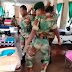 When the Gbedu Enter Body: Female soldiers caught twerking in their uniform [Watch]