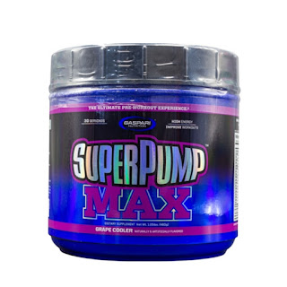 Super Pump Max 480g Pre-Workout Sabor UVA- Gaspari Nutrition