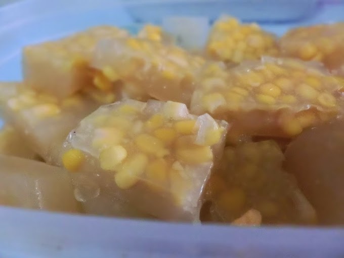 Resepi senang agar-agar berperisa jagung