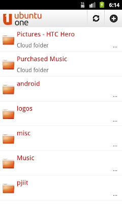 Ubuntu One Files, Mobile, Android