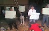 Con velones  encendidos se manifiestan en favor de Gonzalo Castillo frente a palacio de justicia 