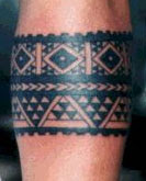 Hawaiian Band Tribal Tattoos