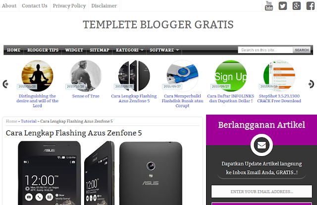 Gratis Template Blogger  ( GREATWANDA ) Responsif dan SEO Friendly 