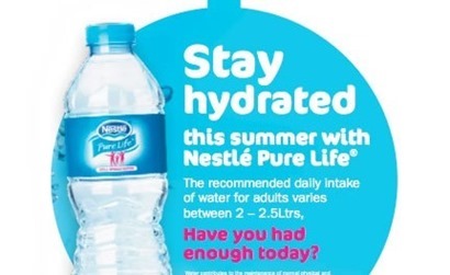 Nestlé UKs most hydrated community push