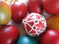 tatting egg, великден