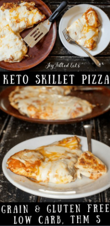 LOW CARB PIZZA IN A SKILLET 