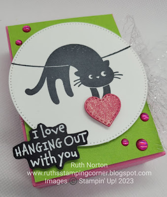 stampin up, love cats