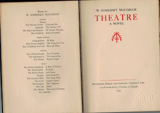 Theatre 1937 Doubleday Doran & Co title page