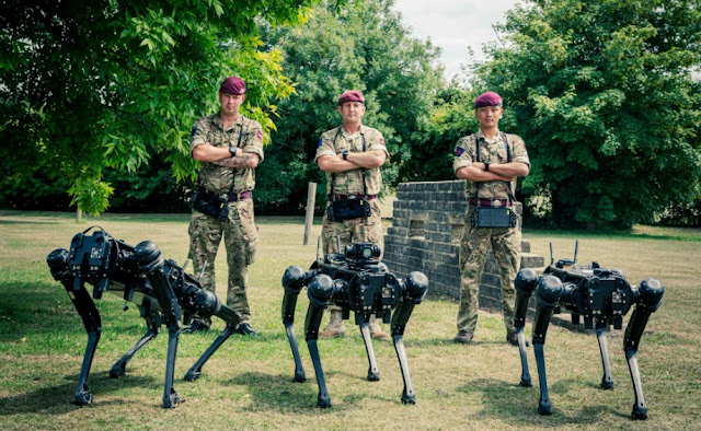 British Army Parachute Regiment Tests Potential Four-legged Robot Dog