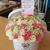 Flowerbox Mawar Putih dan Pink 050817