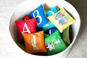 Dr. Seuss Pillow Letters by Today I Felt Crafty