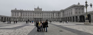 Patio de Armas del Palacio Real de Madrid.