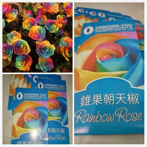 Rainbow Rose Seed - Benih / Bibit Mawar pelangi
