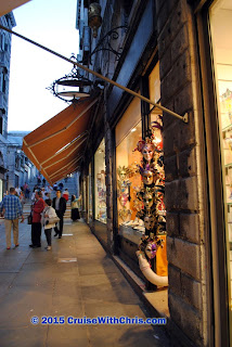 people checking out the local shops