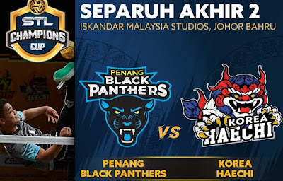 Live Streaming Penang Black Panthers vs Korea Haechi STL Champions Cup 27.12.2019