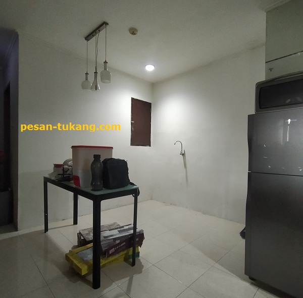 ruang dapur minimalis setelah selesai direnovasi