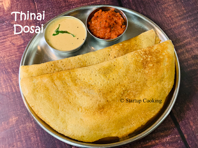 Thinai dosai