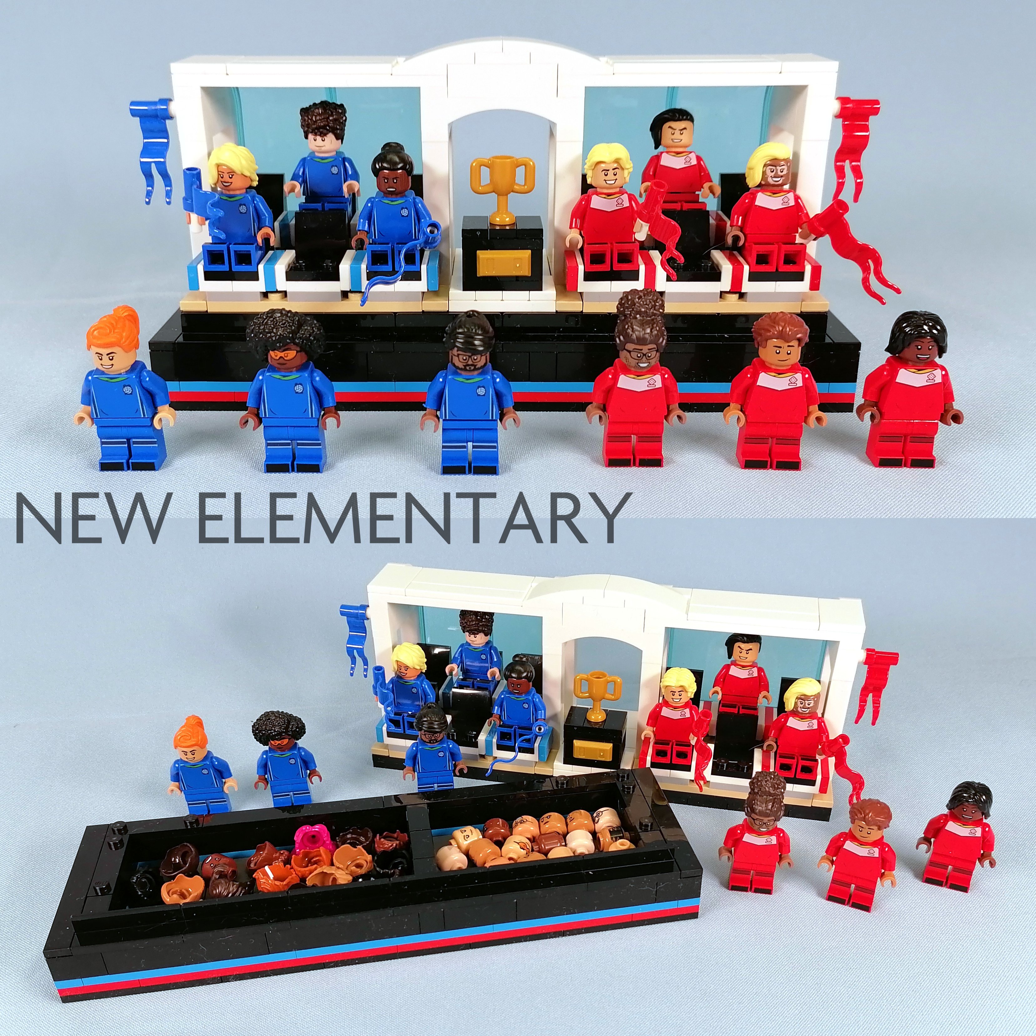 piece usage - Can Lego soccer (football) parts be used for