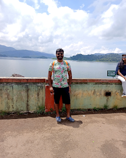 Enjoying the sun on top of Banasura Sagar Dam