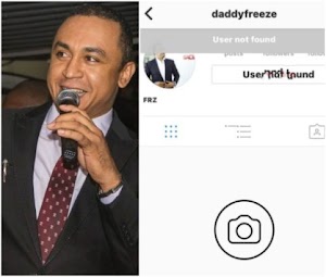OAP Daddy Freeze loses his Instagram account to hackers