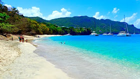 Unspoiled Princess Margaret Beach Bequia St Vincent The Grenadines Caribbean