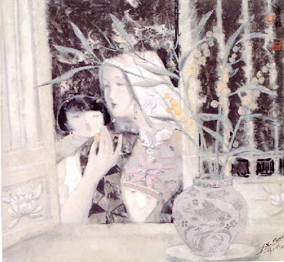 Women in Painting by Chinese Artist Yihang Pan