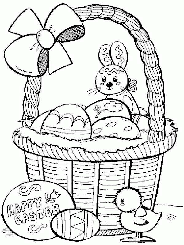 COLOURING PAGES OF EASTER EGGS title=