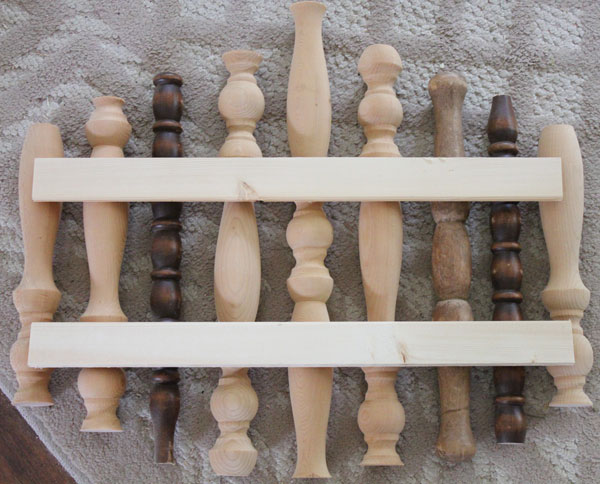 A DIY Wood Spindle Pumpkin Wall Hanging From Itsy Bits And Pieces Blog