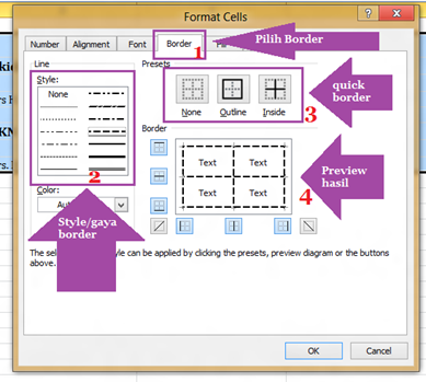 format cells