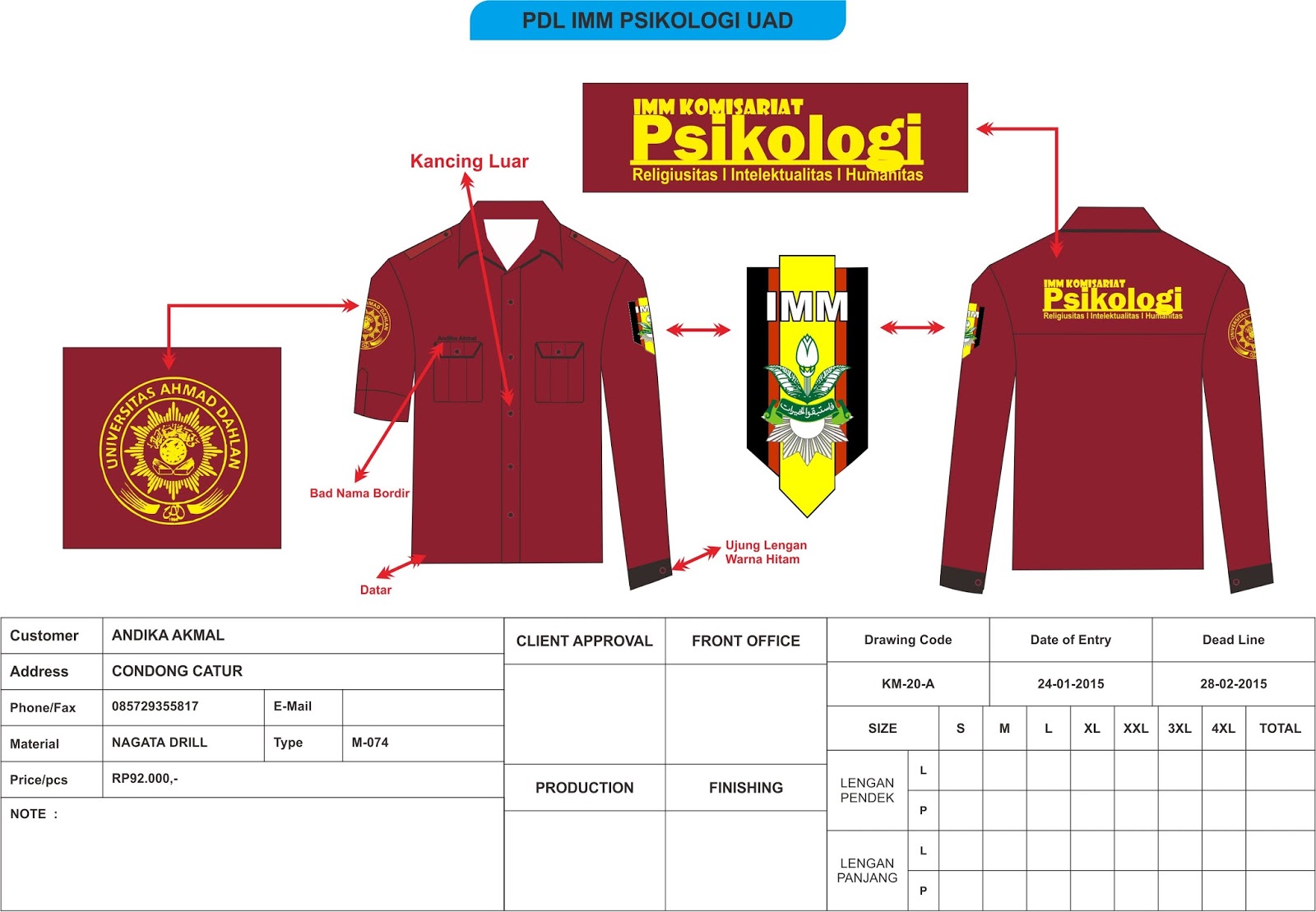 Download 100 Desain Kemeja  Organisasi  PDL PDH Korsa 