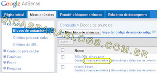 relatório de ganhos do google adsense