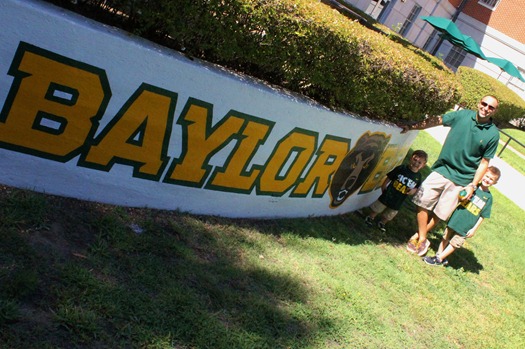 Nash's 1st day of School & Baylor Game 032
