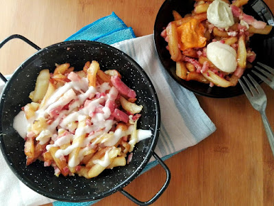 cheese fries caseras