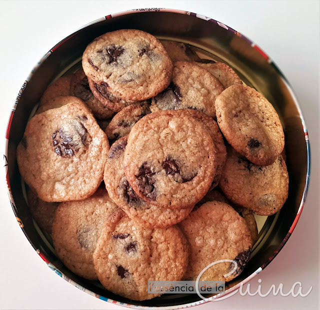 Cookies xocolata, galetes, galletas, chocolate, l'essència de la cuina, blog de cuina de la sònia, Thermomix