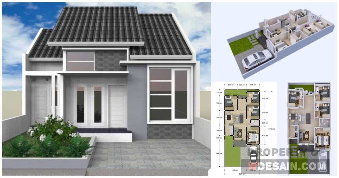  Denah  Rumah  Ukuran  8x12 Kamar  4  DESAIN RUMAH  MINIMALIS