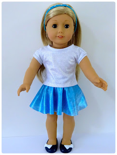Doll Clothes Patterns, Patchwork and Quilting and Life: Skater Skirt ...