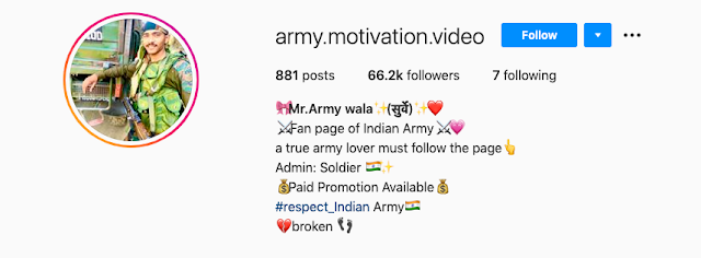 Jai Hind Jay Bharat - Top best Indian Army instagram bio ideas - (2020latest) army lover