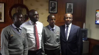 Senator Kipchumba Murkomen with his counterpart Mutula Kilonzo Junior. PHOTO | Courtesy