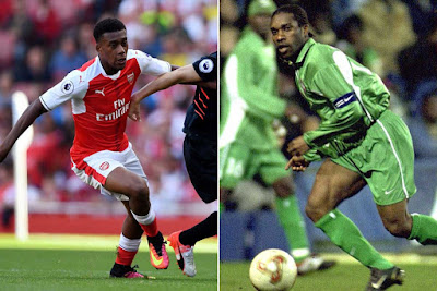 Jay-Jay Okocha & Alex Iwobi 