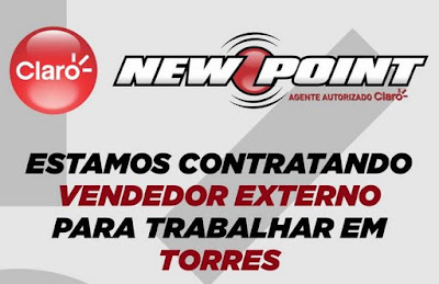 Vaga para Vendedor Externo em Torres