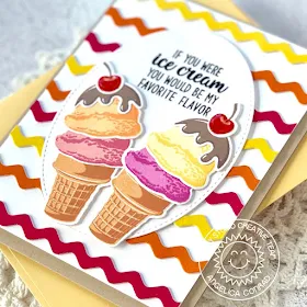 Sunny Studio Stamps: Botanical Backdrop Everything's Rosy Hello Word Die Two Scoops Stitched Oval Friendship Cards by Juliana Michaels Angelica Conrad