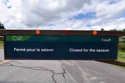 Trans Canada Trail closed for the season Quebec.