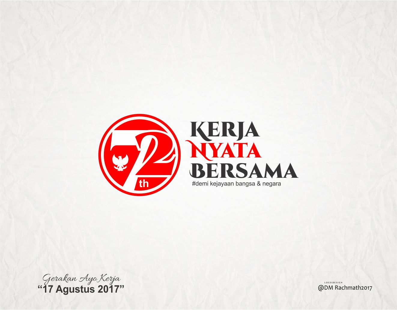 HUT RI 72 LOGO  Imahku Studio  Imahku Desain